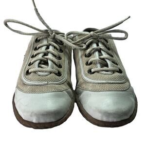 Børn Sneaker Shoes Womens 9.5 Leather Canvas Lace Up Walking